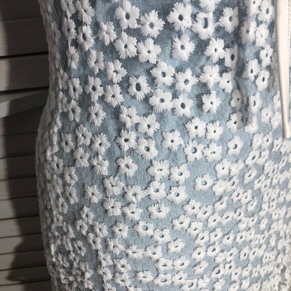 Shein Cami Slip Dress Embroidered Mesh Size 4 - Picture 9 of 12